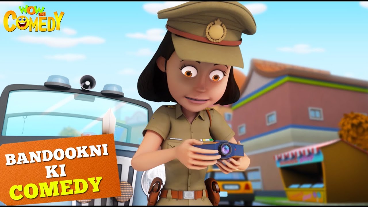 किसने बनाया Future Projector?  | Cartoons for Kids | Bandookni Ki Comedy | Wow Kidz Comedy | 