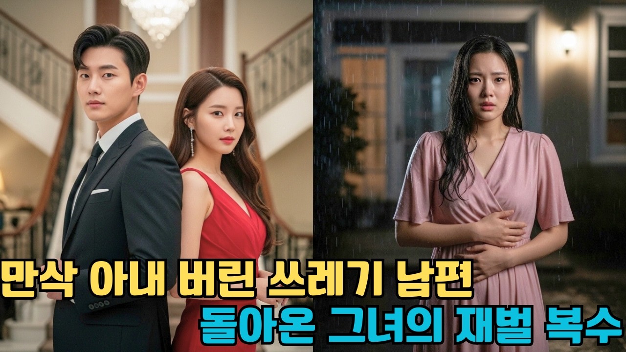 [ 사연 ] 만삭의 아내를 빗속에 내쫓고 상간녀를 들인 쓰레기 남편... 지옥에서 살아 돌아온 그녀가 재벌가를 짓밟아버린 사이다 복수극 #drama #복수