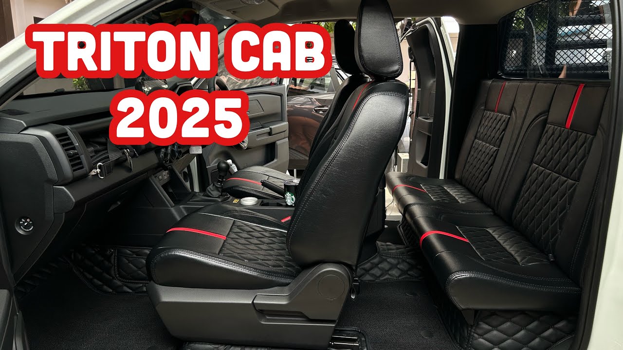 หุ้มเบาะ เบาะแคป ปูพื้น Triton cab 2025 ☎️🆔0917099960 โดย คาร์ไบรท์ โปรดักส์