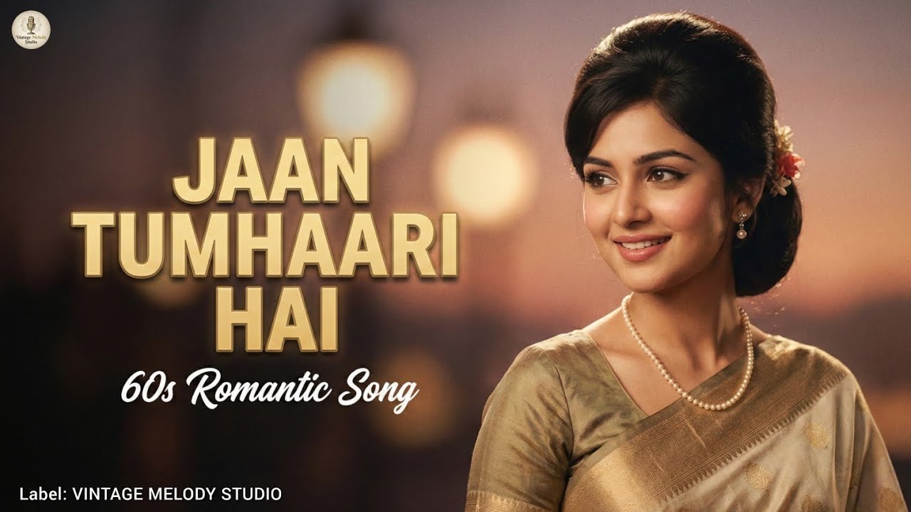 Jaan Tumhaari Hai | Old Hindi Romantic Song | Heart Touching 60s Vintage Love