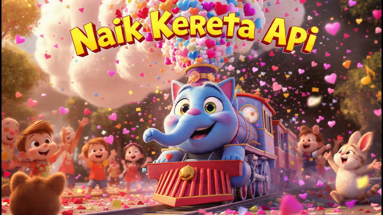 🚂 Naik Kereta Api! Lagu Anak Indonesia Seru & Edukatif