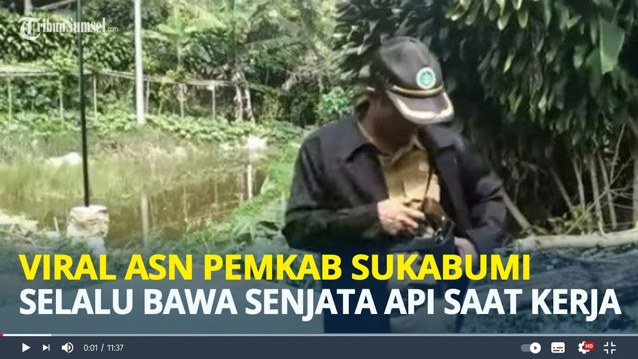 Viral ASN Pemkab Sukabumi Selalu Bawa Senjata Api Saat Kerja, Zainal Ungkap Fakta Sebenarnya