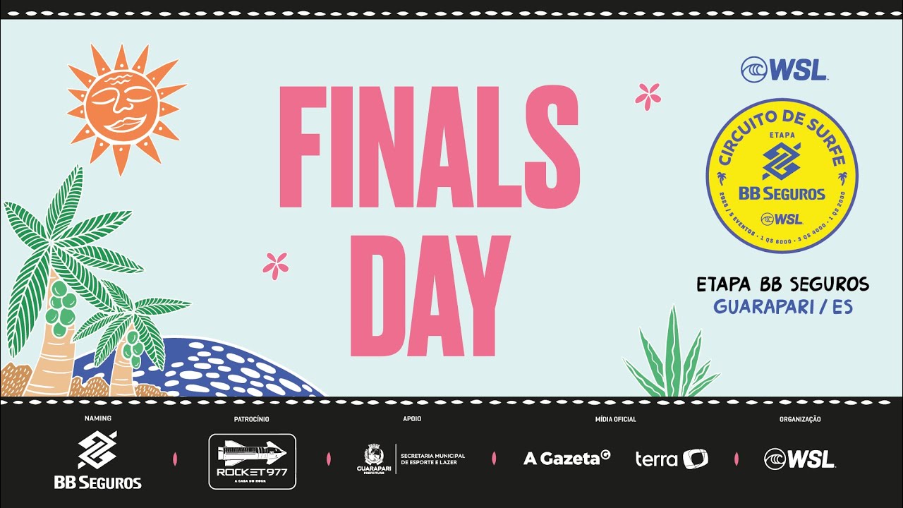 🔴 ASSISTA AO VIVO! - Circuito Banco do Brasil de Surfe - etapa BB Seguros / Guarapari - Finals Day