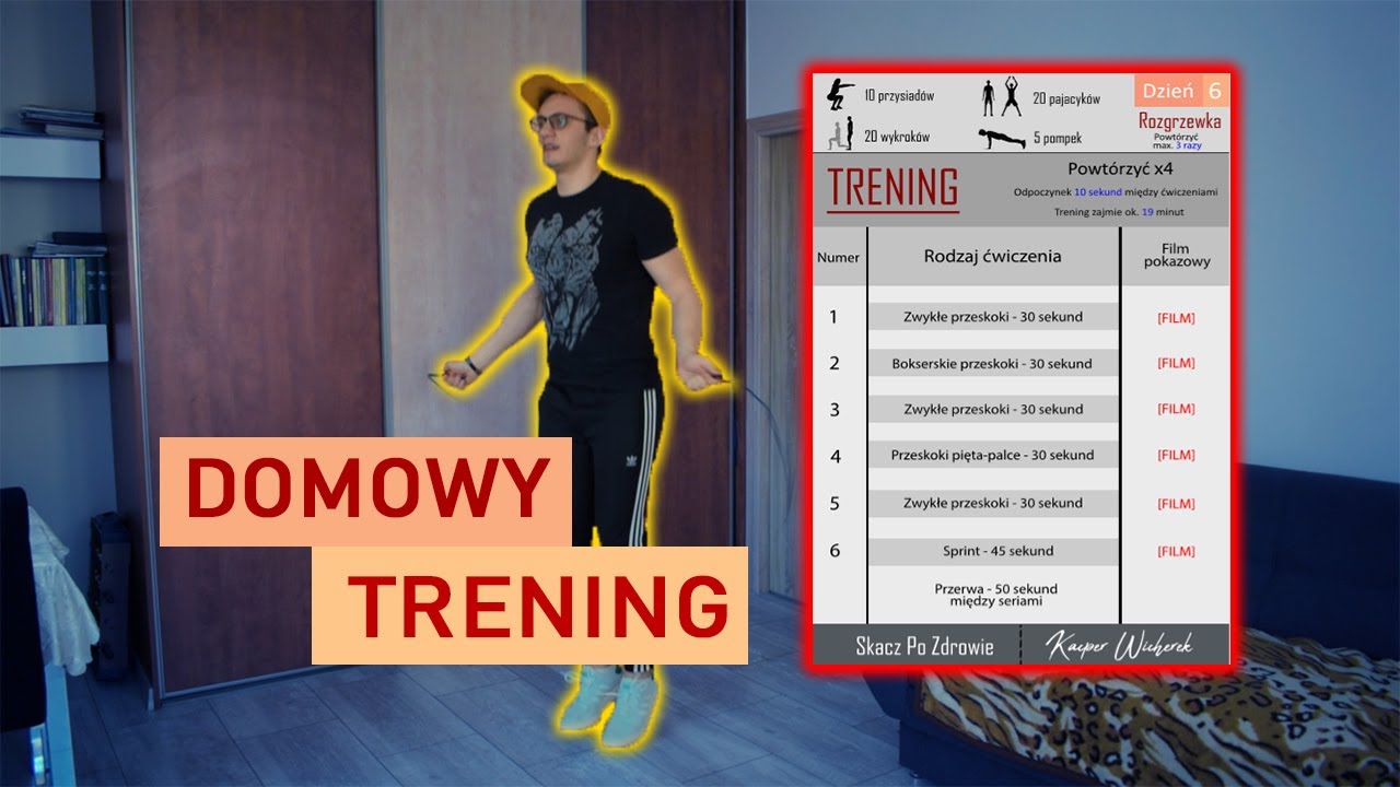 DOMOWY TRENING NA SKAKANCE - DZIEŃ 6