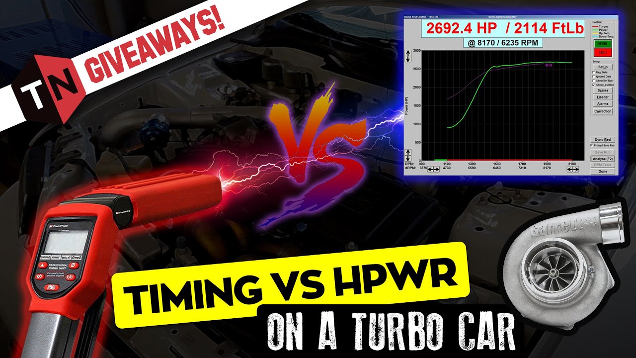 How much does Ignition Timing affect Horsepower on a Turbo Car - Plus GIVEAWAY!