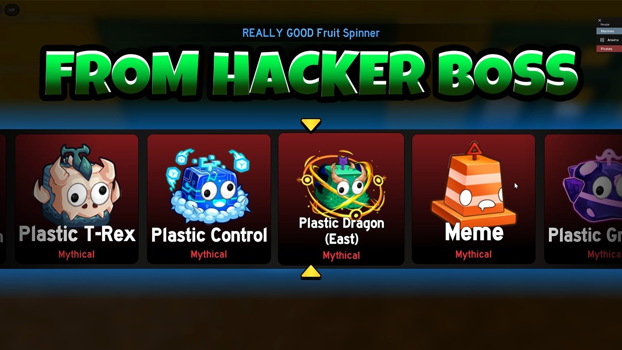 Новый босс-хакер в Blox Fruits дает СЕКРЕТНЫЙ фруктовый рулет и титул.