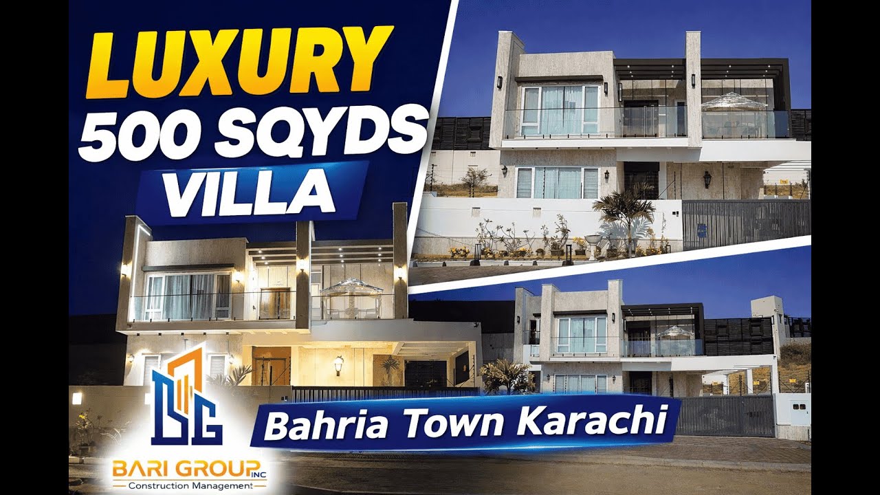 500 SQ YDS LUXURY VILLA | BAHRIA HILLS – BAHRIA TOWN KARACHI