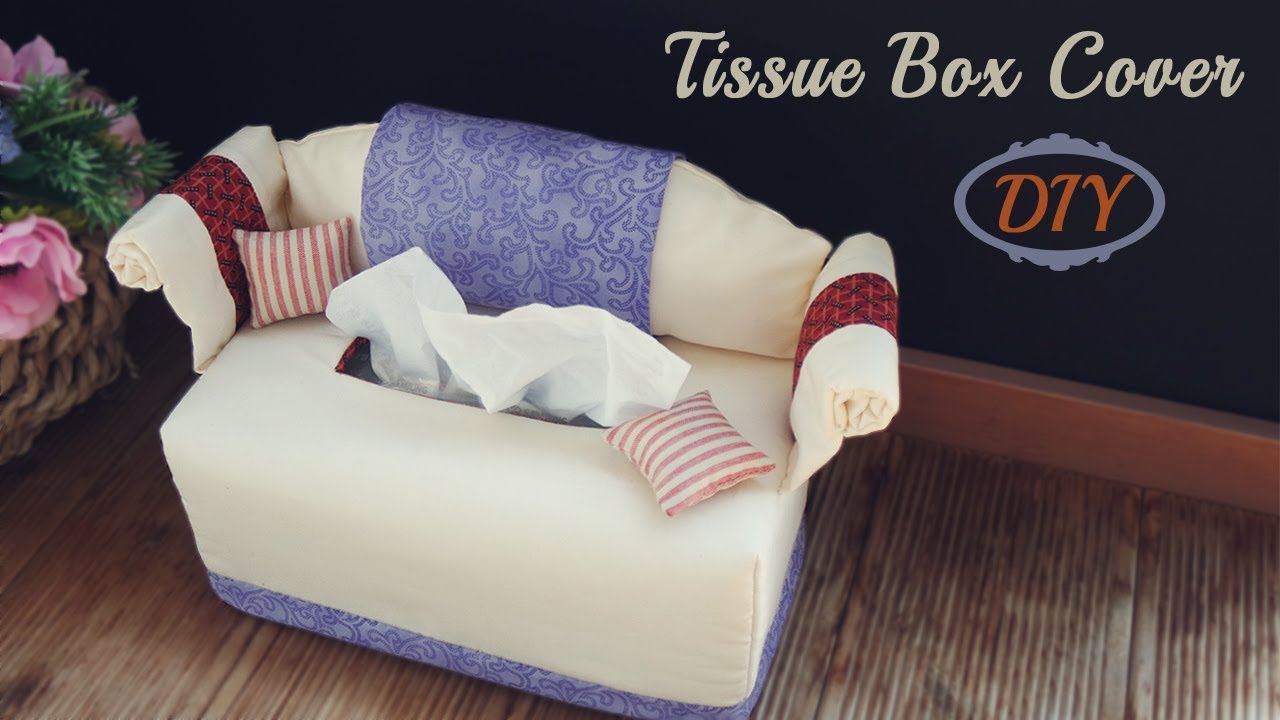 DIY Sofa Tissue Box Cover