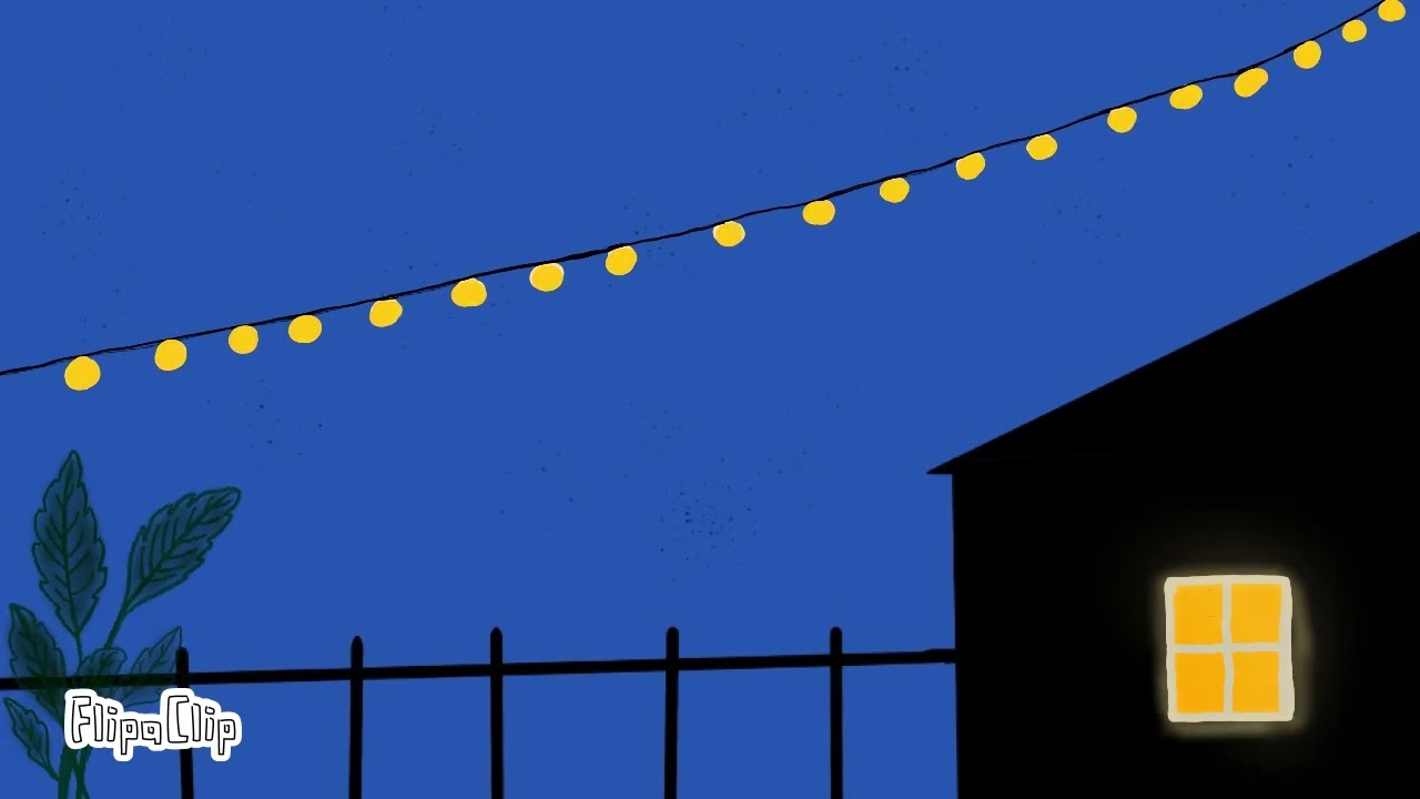 Quiet Night With Twinkling Lights | Cozy Animation🌙✨ | Calm Aesthetic Animation