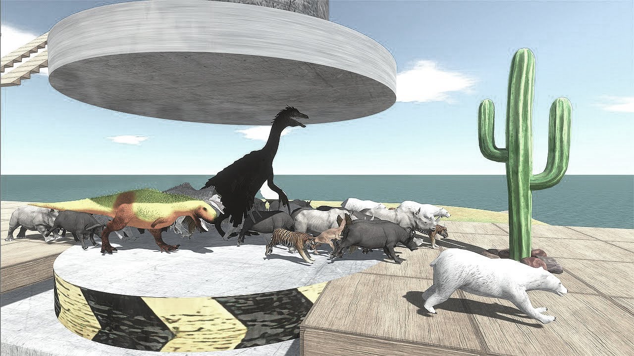 Hydraulic Press! You Better Run Away! - Animal Revolt Battle Simulator