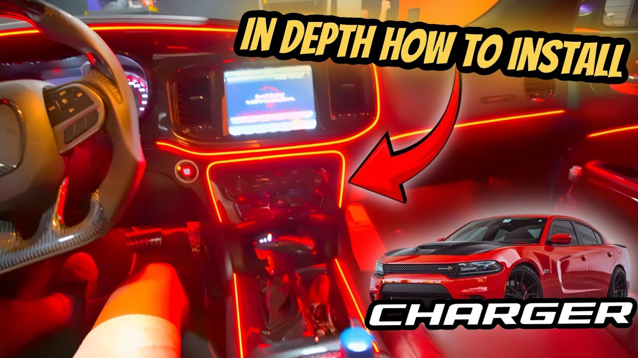 КАК УСТАНОВИТЬ ДОПОЛНИТЕЛЬНУЮ ПОДСВЕТКУ НА ЛЮБОЙ АВТОМОБИЛЬ!!! FT DODGE CHARGER | VLOGMAS ДЕНЬ 17