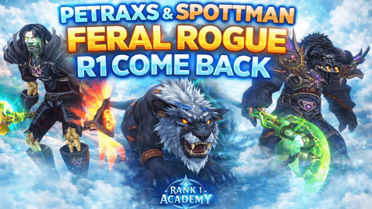 Spottman - Rank 1 Feral | Anniversary TBC arena PvP - Best of Twitch #1