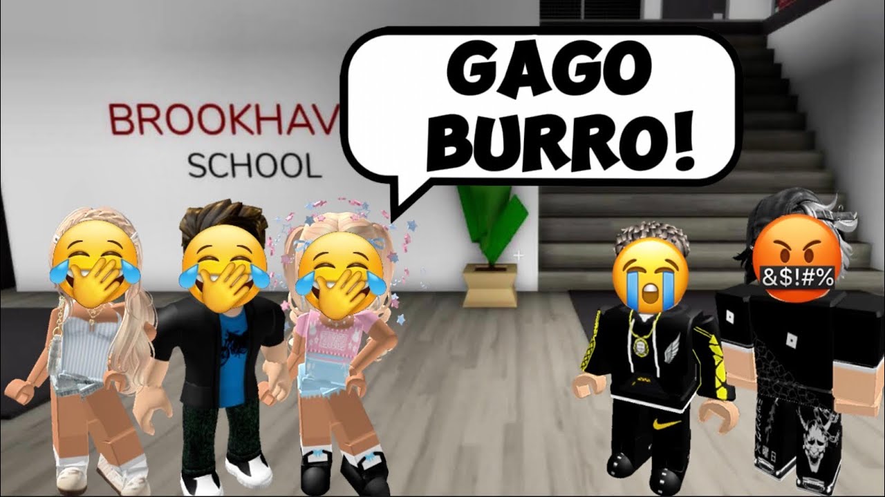 A menina malvada que zoava o menino que tem gagueira -  Historia Roblox