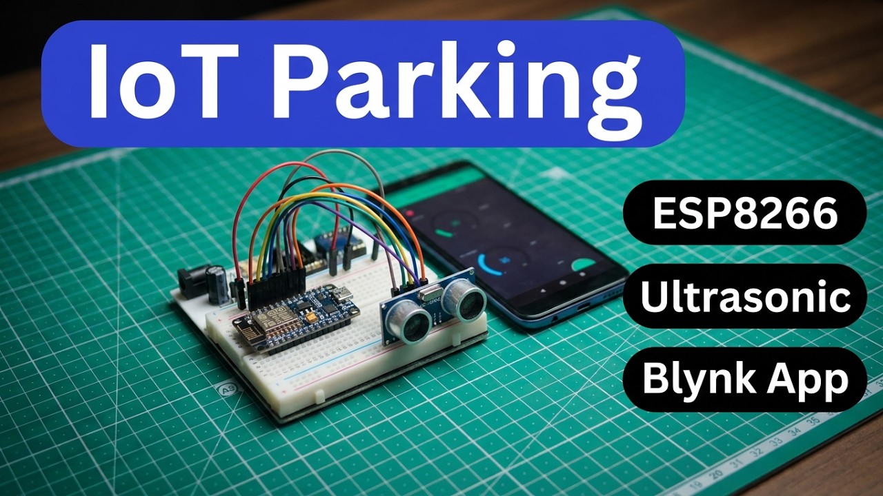 Iot Based Car Parking level Monitoring Project | IoT Project | ESP8266 ,Ultrasonic Sensor.