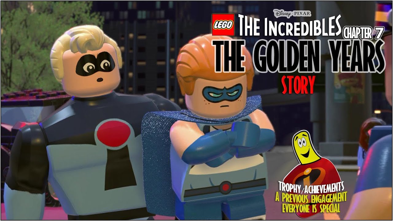 Lego The Incredibles: Chapter 7 / The Golden Years STORY - HTG