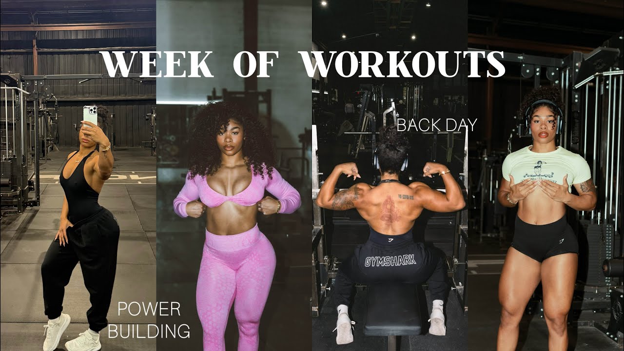 WEEK OF WORKOUTS | how to POWER BUILD, don’t overtrain, dealing with fatigue