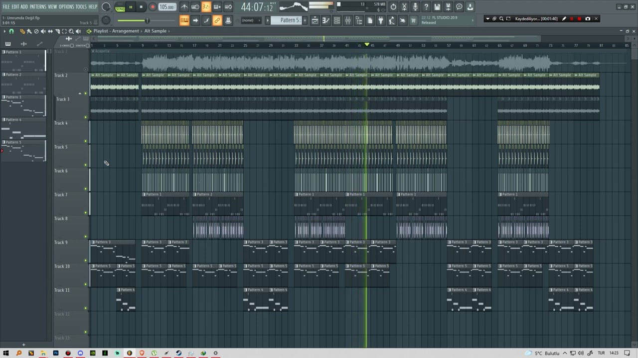 Uzi - Umrumda Değil Beat + FLP
