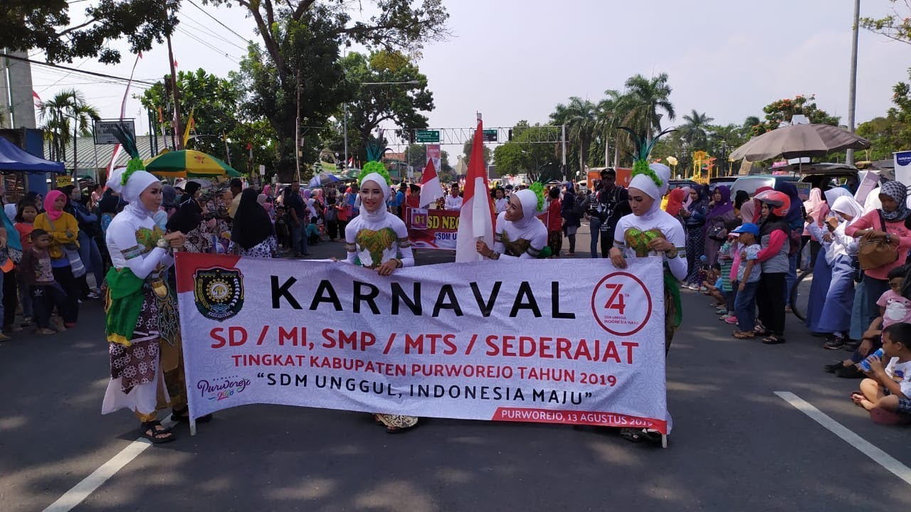 KARNAVAL SD/MI SMP/MTS KABUPATEN PURWOREJO 2019