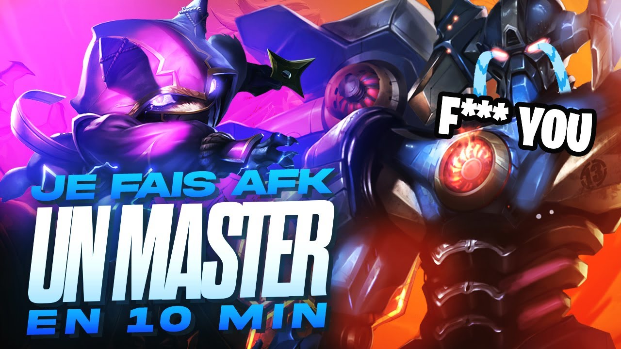 Je fais passer un MASTER pour  un BRONZE  ( Master 70 LP EUW  )