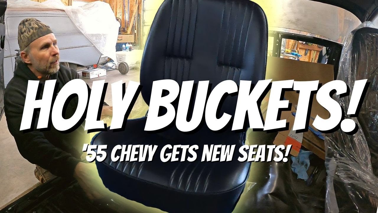 Fabricating Seat Mounts and Installing Procar Buckets Seats in my 1955 Chevy