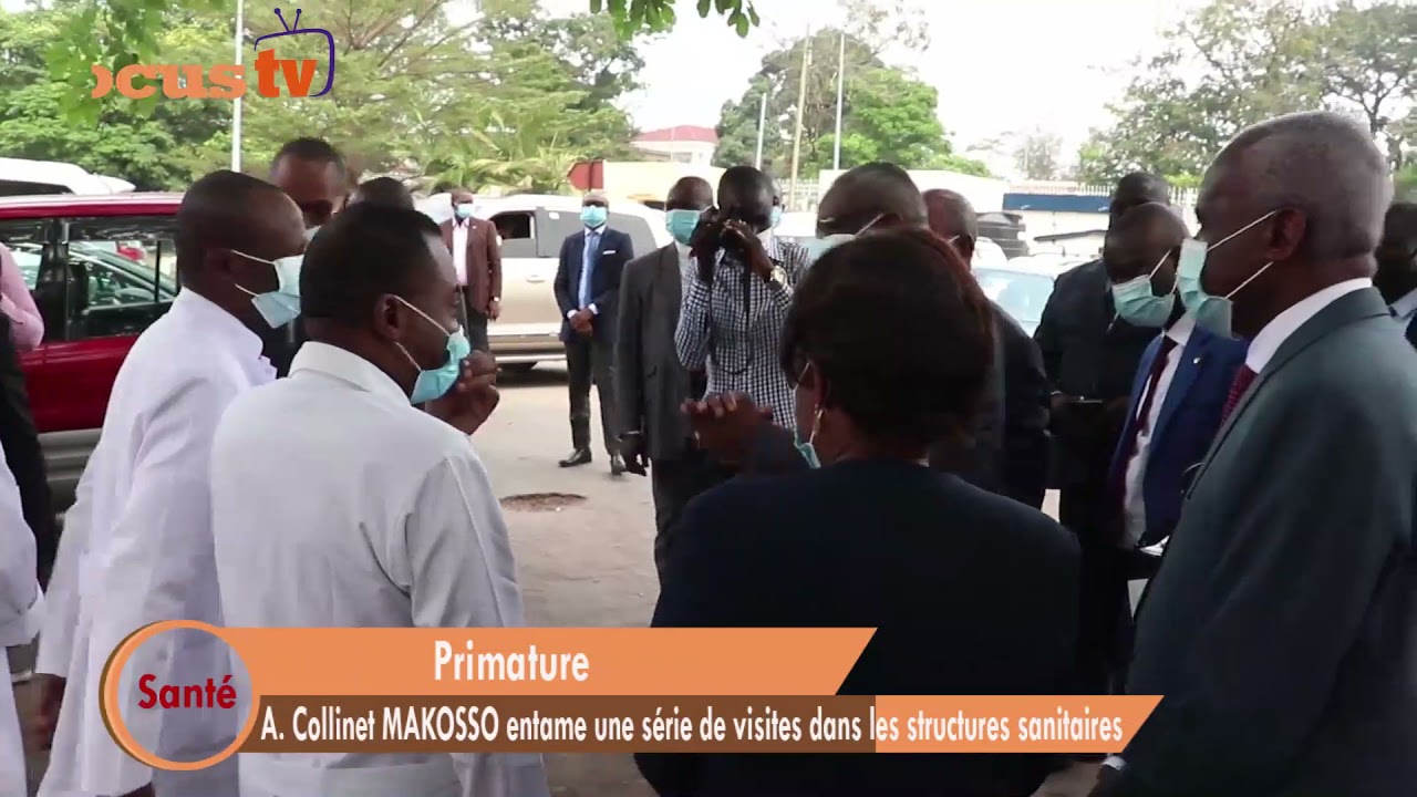 Anatole Collinet Makosso entame une s&eacute;rie de visites dans les structures sanitaires.