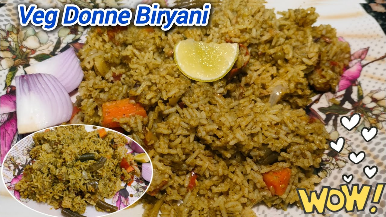 Veg Donne Biryani Recipe in Kannada Prepared by My Husband ❤️😍🫰| VaradaM Vlogs| Cooking Vlog 