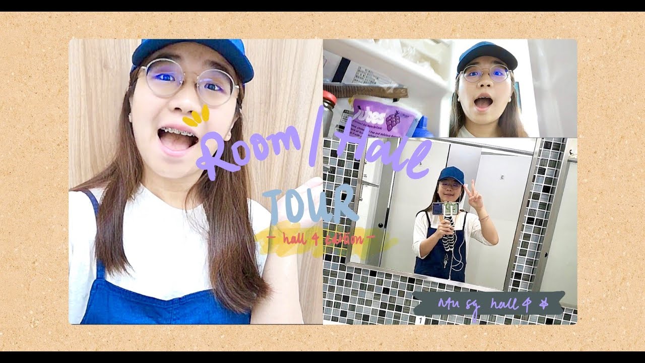 Ep11 Room/Hall Tour (Hall 4 Edition) + Experience Sharing/Freshmen Tips | NTU SG
