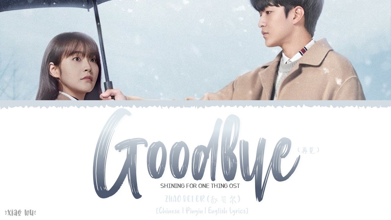 Goodbye (再见) - Zhao Bei Er (赵贝尔)《Shining For One Thing OST》《一闪一闪亮星星》Lyrics