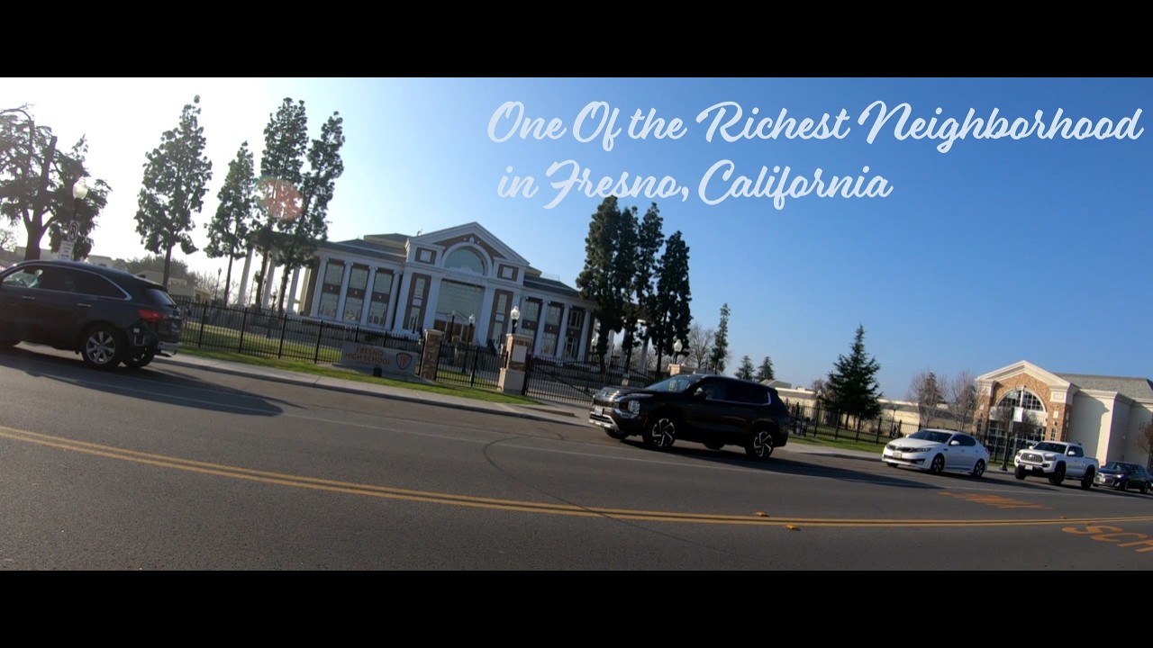 Fresno, California. One of the Richest Neighborhood. N Van Ness BLVD.