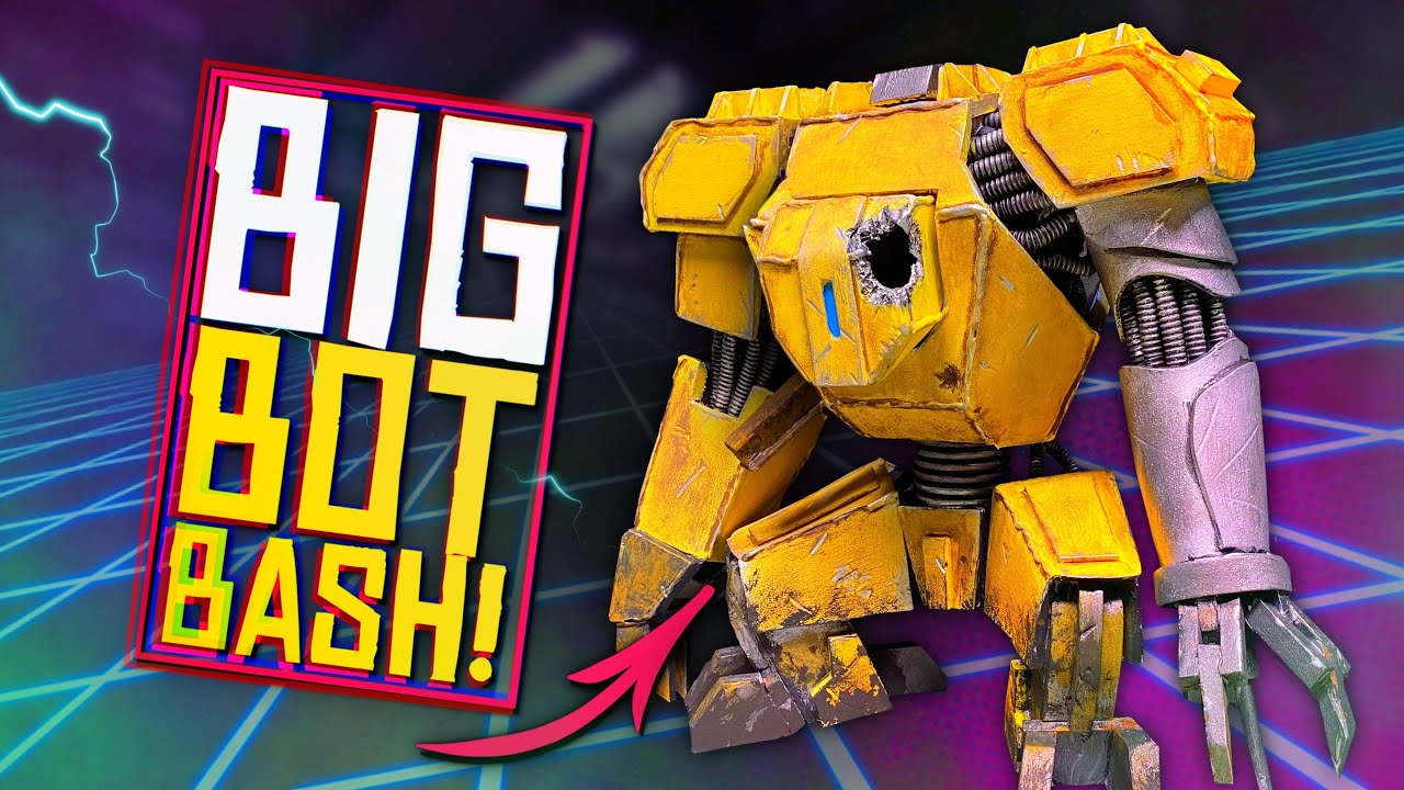 I Survived A Bot Attack for the BIG BOT BASH || collab with Bill Making Stuff