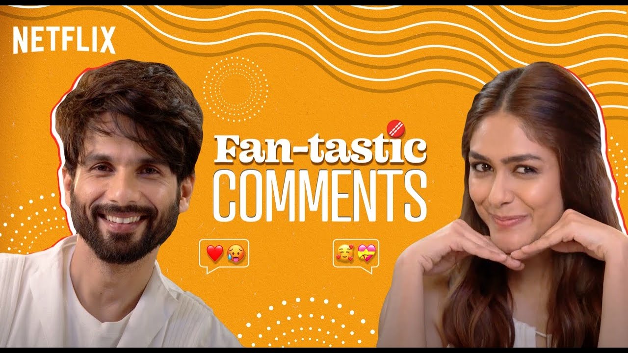 Shahid Kapoor & Mrunal Thakur React To Fan Comments | Jersey | Netflix India