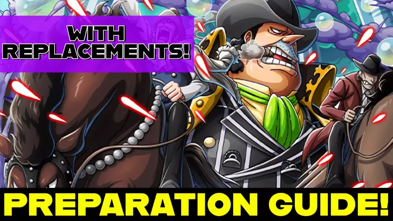 OPTC TM Bege Preparation Guide With Replacements! [One Piece Treasure Cruise]