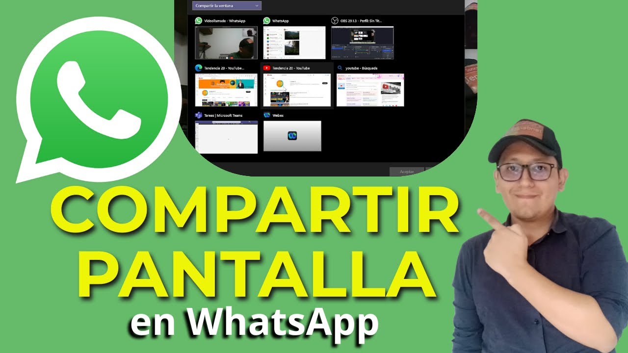 como compartir pantalla en videollamada de whatsapp