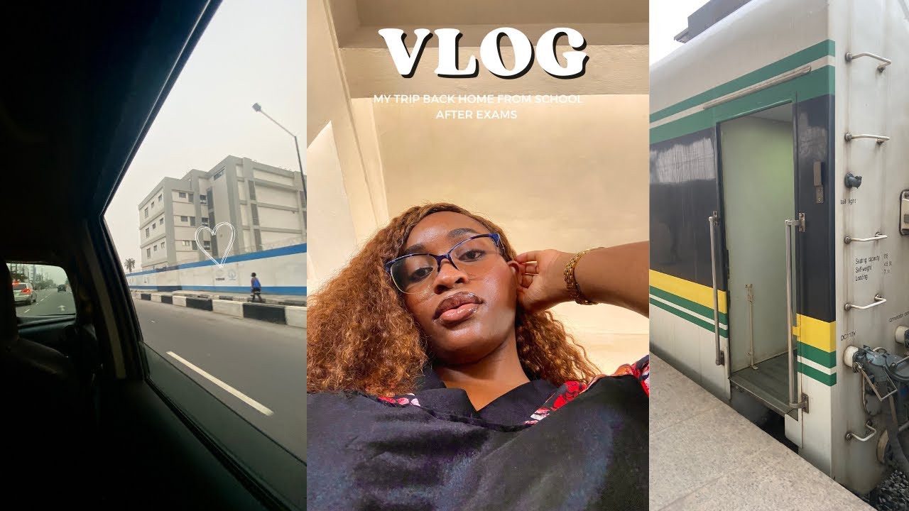 TRAVEL VLOG : MY TRIP BACK TO LAGOS AFTER EXAMS