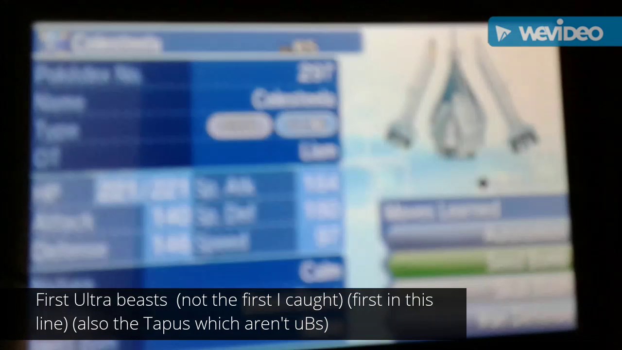 Pokemon Sun and Moon: All ultra beasts and tapus in Pok&eacute;mon Moon! (IMPORTANT INFO IN DESC)