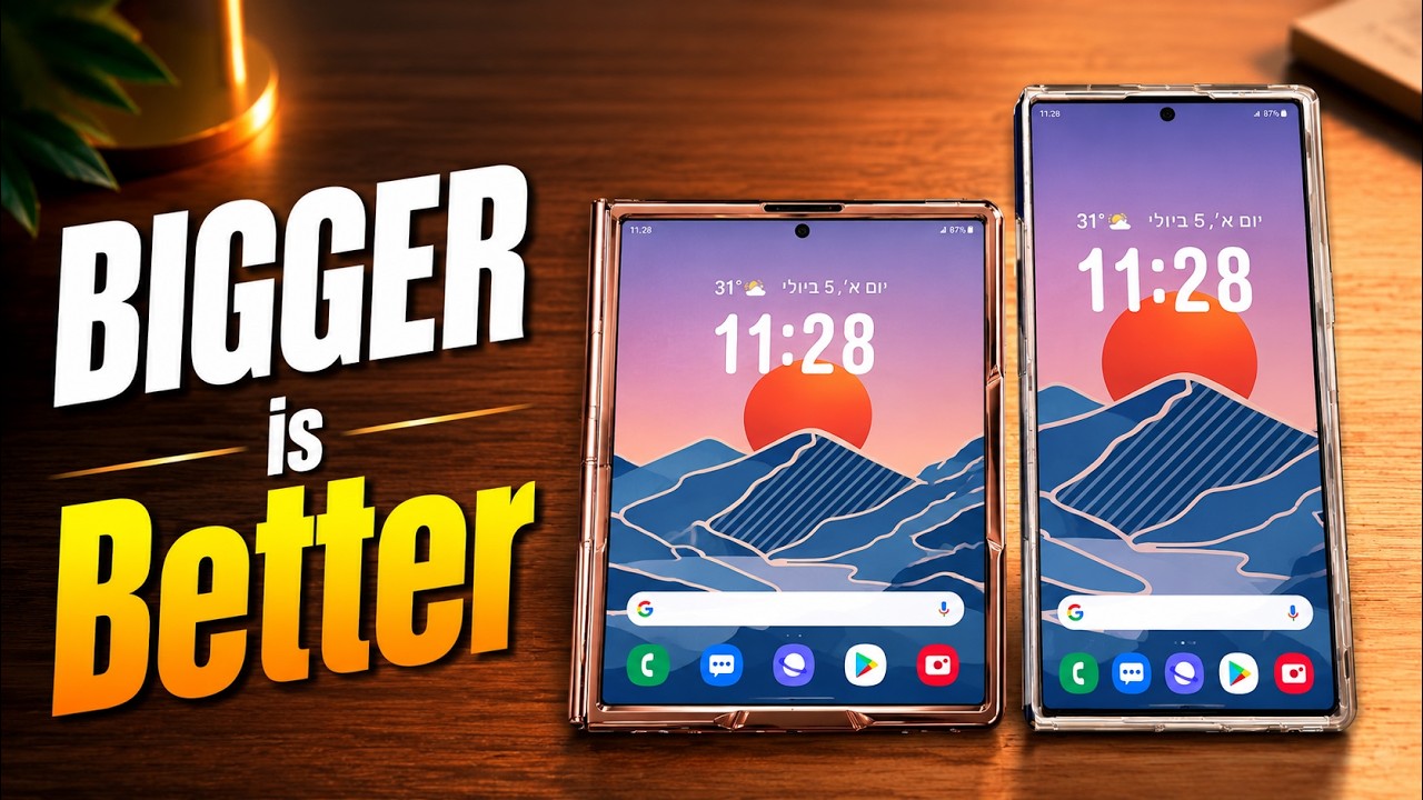 Galaxy Z Fold 8 Wide против Galaxy Z Fold 7: размер имеет значение