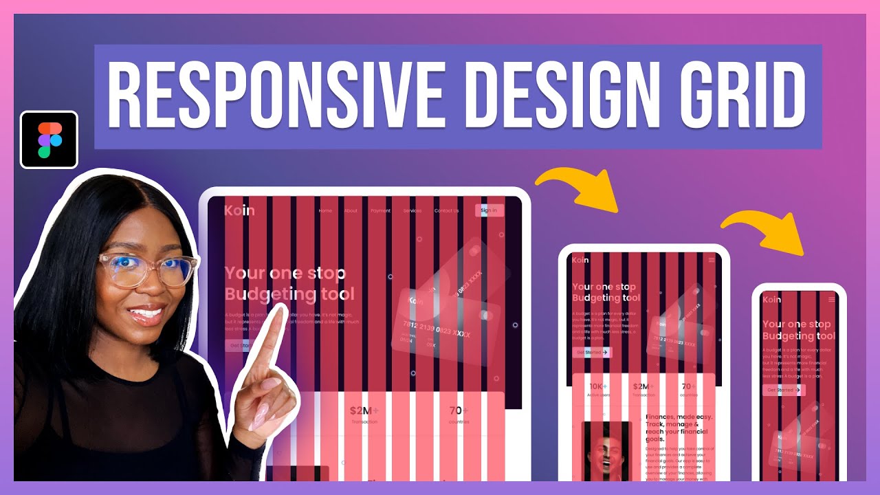 Master Responsive Design (8 point grid system) | UI and Websites | Figma file included