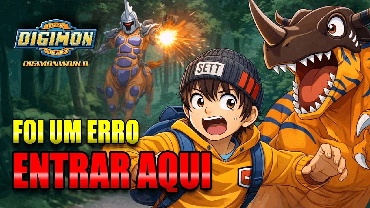 Digimon World: MESMO COM GREYMON eu não devia ter entrado aqui...