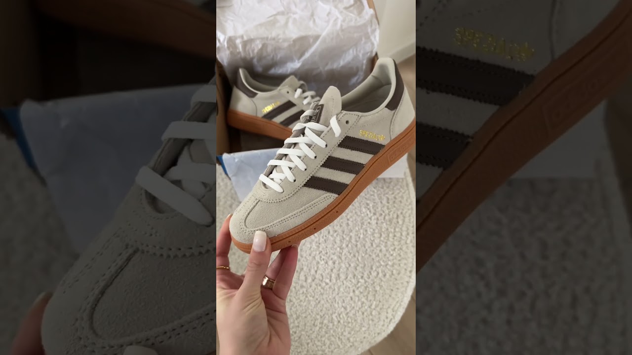I’m in love with these adidas Original Handball Spezial in brown and cream 