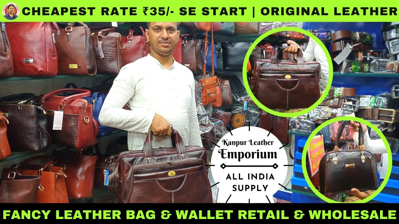 Cheapest Leather Goods Manufacturer, Wholesaler & Retailer in Kolkata | Fancy Bags, Wallets, Belts