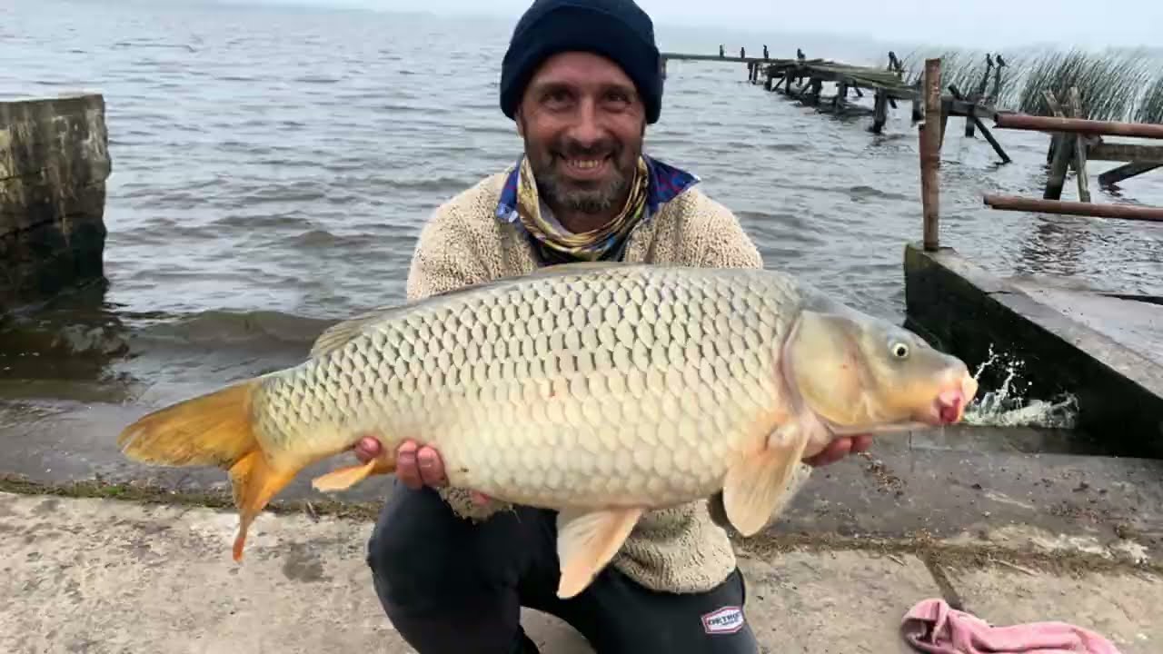 Pesca de Carpones en la laguna de Monte 30-08-25 1ra Parte