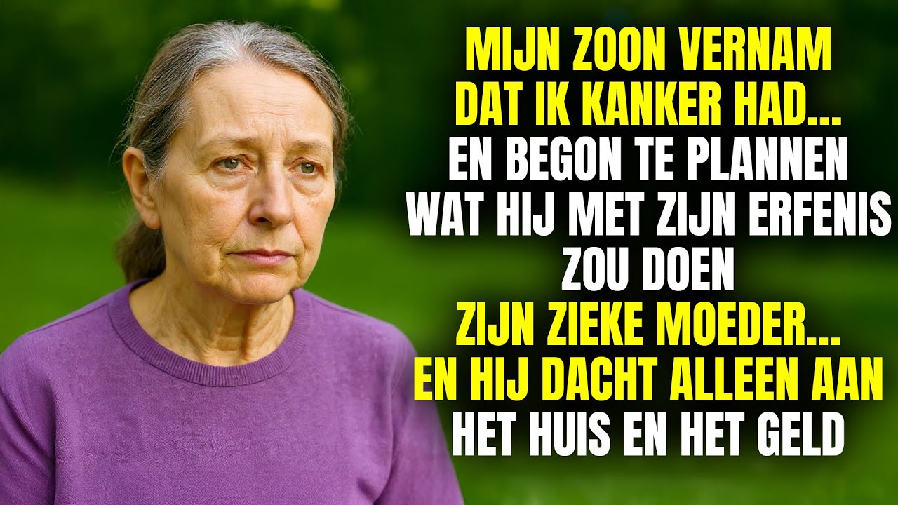 Mijn zoon liet me achter toen hij hoorde dat ik kanker had. Hij beseft niet wat hij heeft verloren.