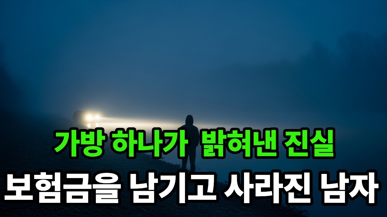 어느날 밤 실종된 인쇄회사 운영자, 보험가입 시점과 실종 시점이 근접한게 밝혀졌다/ 보험금을 남기고 사라진 남자의 행방은../ 오디오사연/ 인생사연(사연채널)