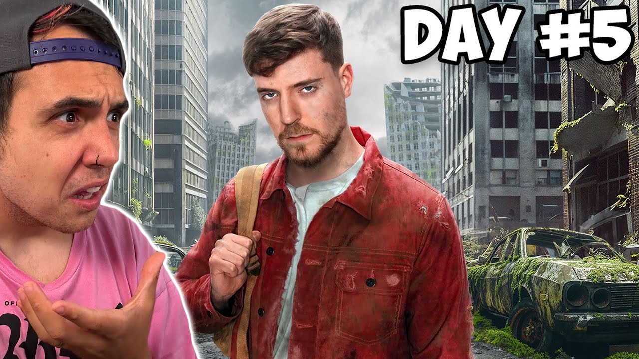 SOBREVIVE 7 DIÁS EN UNA CIUDAD ABANDONADA | REACCION MRBEAST