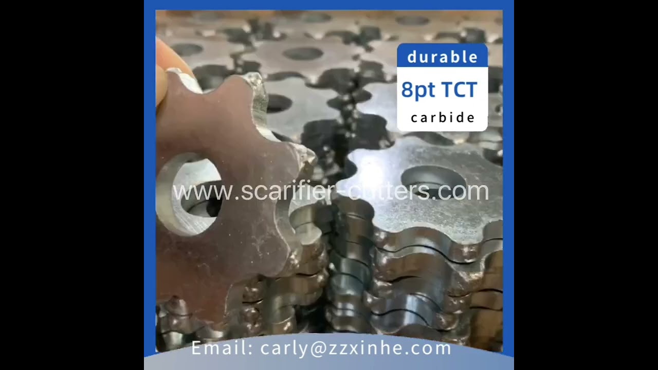 TFP200 Deck Crawler Scarifier Cutters TCT Marine Rust Cleaner Scarifying
