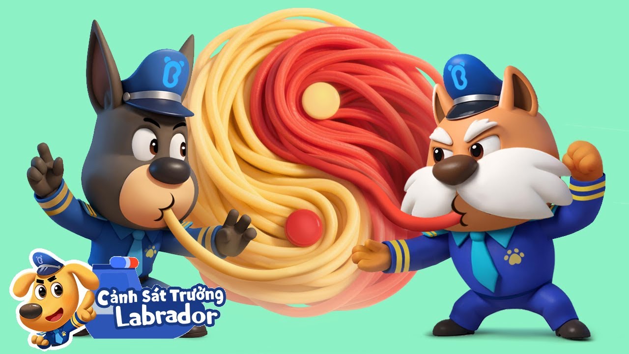 🤜 Dobie tập võ với thầy Cane Corso | Hoạt hình thiếu nhi 👮 Cảnh sát trưởng Labrador Vietnam 🚔