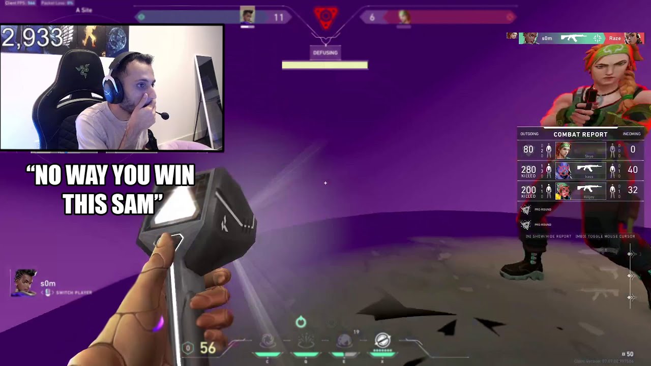 FNS Couldn't Believe This 1000 Iq 1v2 From S0M