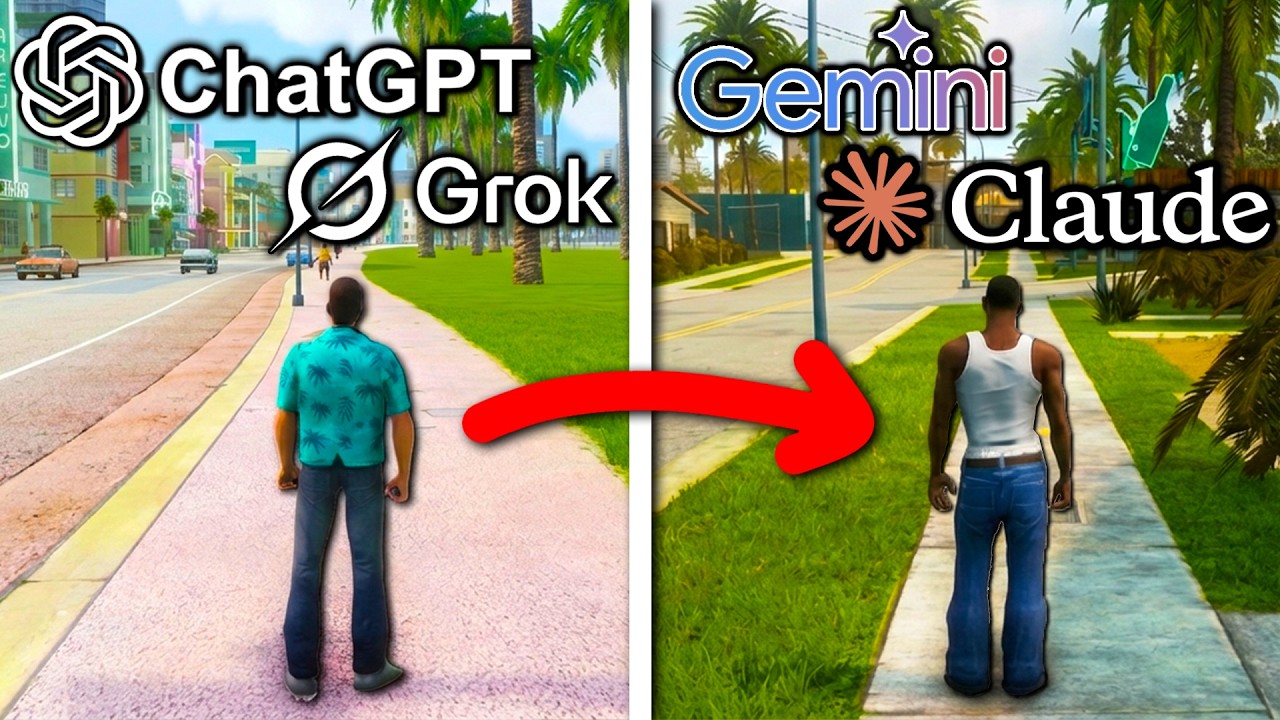 J'ai forcé 4 IA à recréer GTA (c'est incroyable)