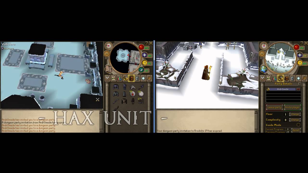 [Hax Unit] RuneScape Glitch - Dungeoneering XP Glitch Tutorial