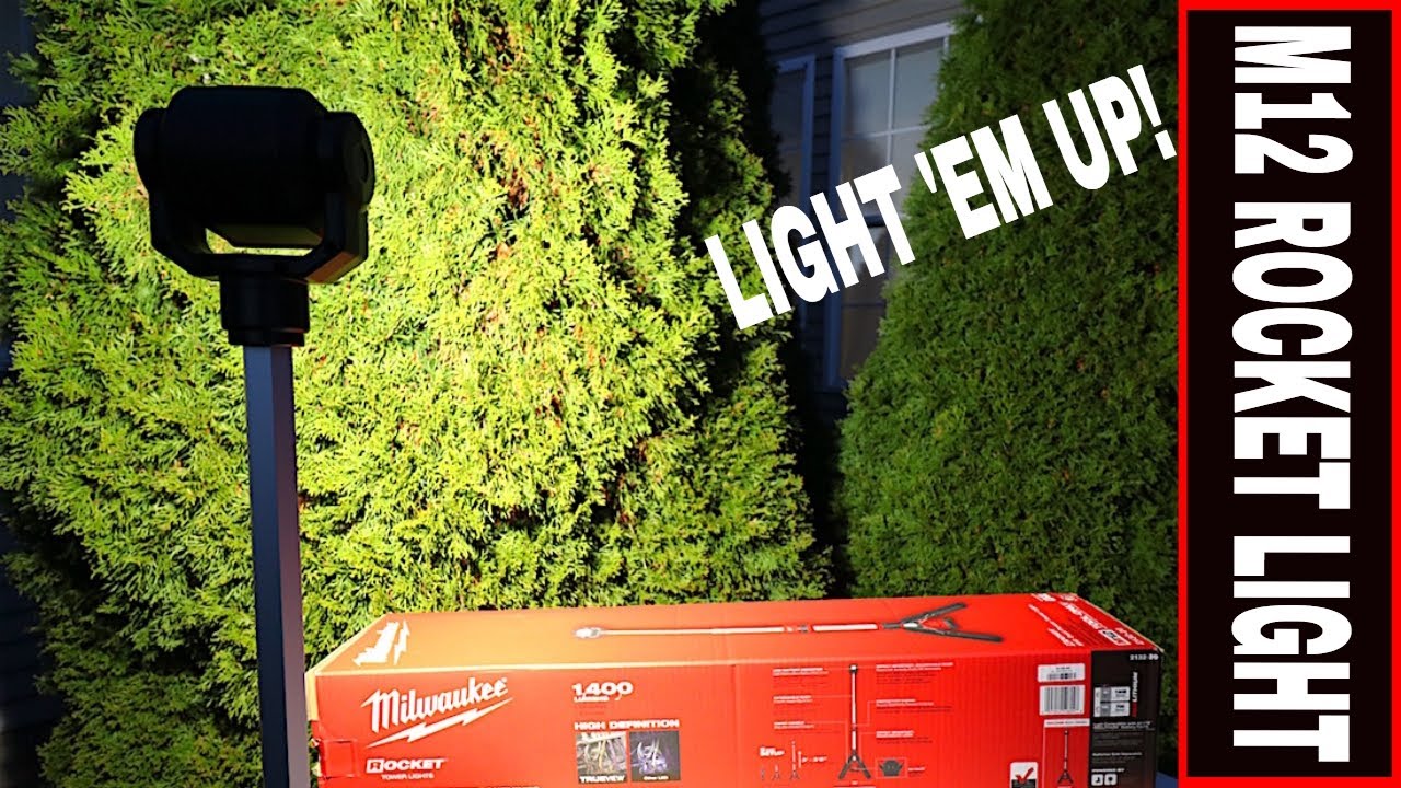 MILWAUKEE M12 ROCKET LIGHT 2132-20  TEST & DEMONSTRATION- TOOL REVIEW TUESDAY